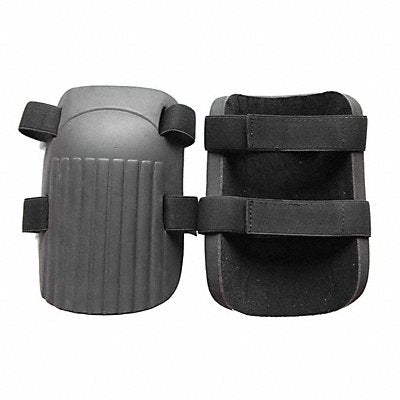 WESTWARD 12F688 Knee Pad UNIV Hook/Loop Black/Grey PR