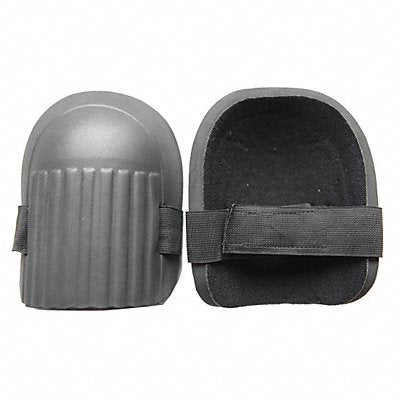 WESTWARD 12F689 Knee Pad UNIV Hook/Loop Black/Grey PR
