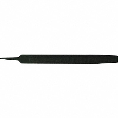 WESTWARD 12F851 Hand File Dbl Cut 10 in Black Oxide