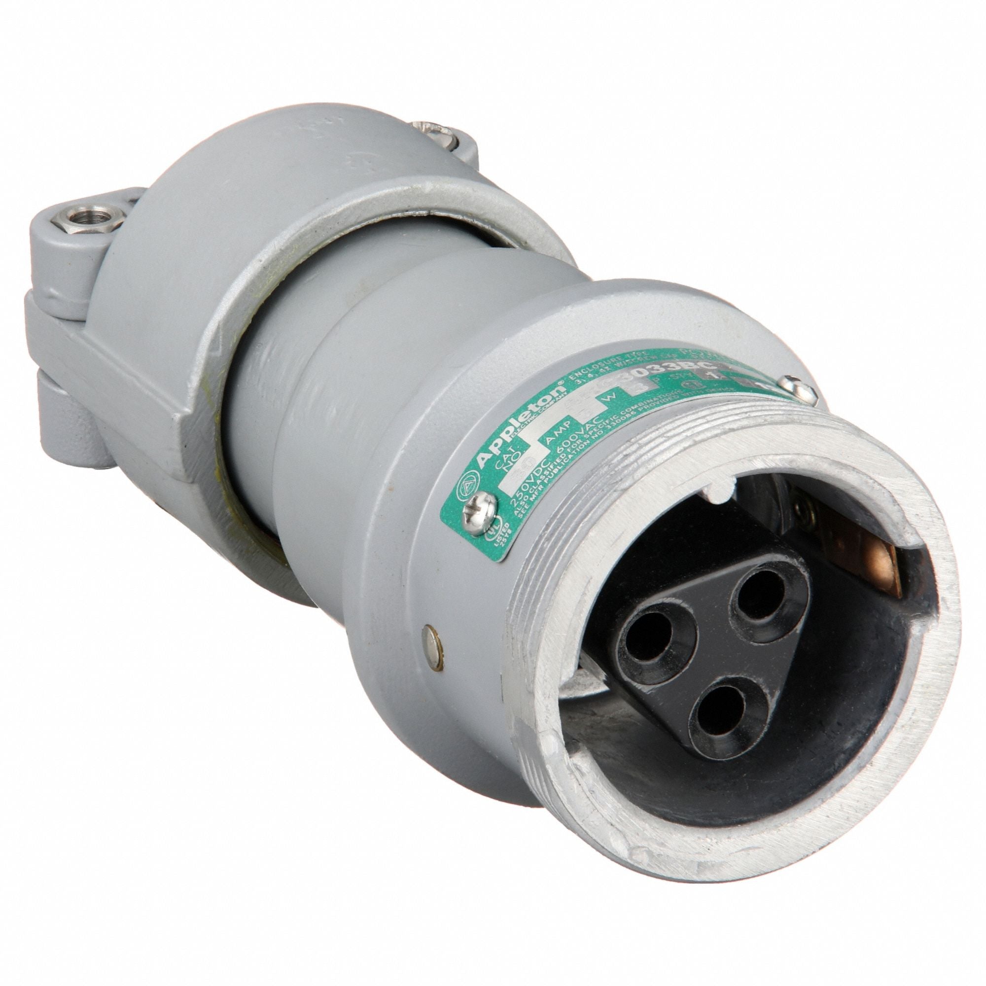 APPLETON ELECTRIC ARC3033BC Connector 30A 3P 3W Coppr-Free Alum 600V