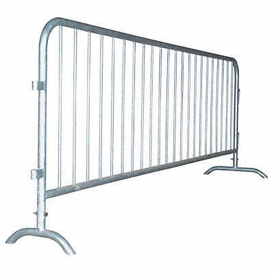 GRAINGER 12G309 Barrier Railing Length 101 Steel