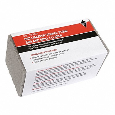 TOUGH GUY 12G794 Cleaning Brick 5 3/4 in L Grey