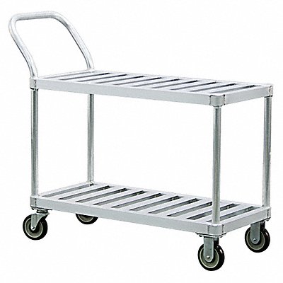GRAINGER 1420 Metal Shelf Cart 1 000 lb Aluminum