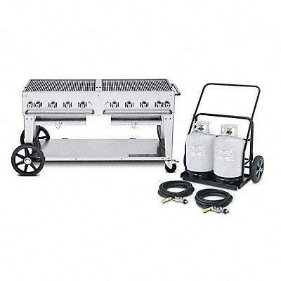 CROWN VERITY MCC60 Gas Grill w/Cart LP BtuH 129000