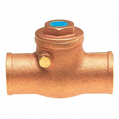 MILWAUKEE VALVE UP0968000012 Swing Check Valve 2.5313 in Overall L