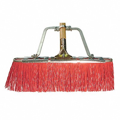 TOUGH GUY 12L032 Push Broom 60 in Handle L 17 in Face