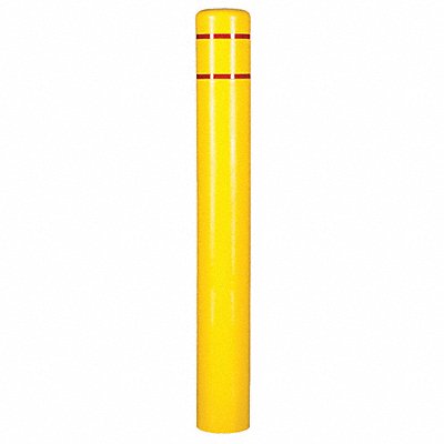 GRAINGER CL1386A Bollard Cover Yellow 7 3/10 in Dia