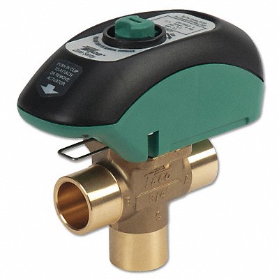TACO Z100C32 Motorised Zone Valve NC Brass 1 in Sweat