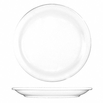 ITI BR6 Plate 6 1/2 Dia European White PK36