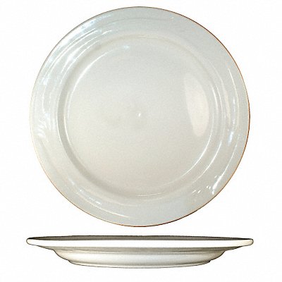 ITI NP6 Plate 6 1/4 Dia American White PK36