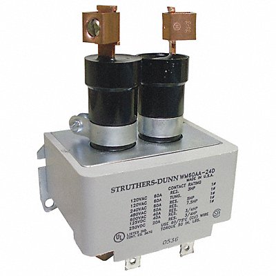 STRUTHERS-DUNN M60AA120VAC Mercury Displacement Contactor 2NO 120VAC