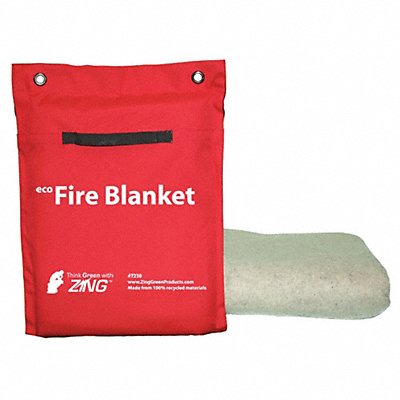 ZING 7230 Fire Blanket and Tote Synthetic Fiber