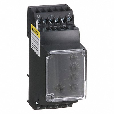 SCHNEIDER RM35TF30 Phase Monitor Relay 208-480VAC DIN DPDT