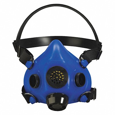 HONEYWELL NORTH RU85001M Half Mask Respirator Silicone Blue