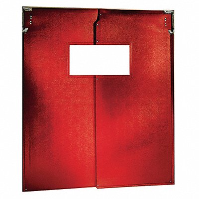 CHASE AIR2007296RED G2995 Flexible Swinging Dr 8x6 ft Red PVC PR