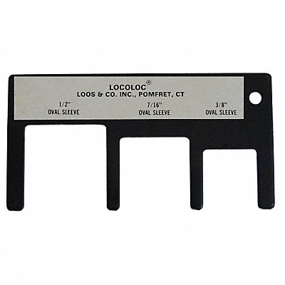 LOOS GA3P Oval Sleeve Gauge 3/8 7/16 1/2