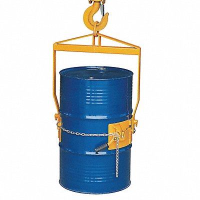 DAYTON 12R538 Verticalical Drum Lifter/Dispenser Yellow Steel