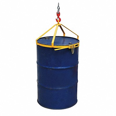 DAYTON 12R542 Economy Drum Lifter Yellow Verticalical Steel