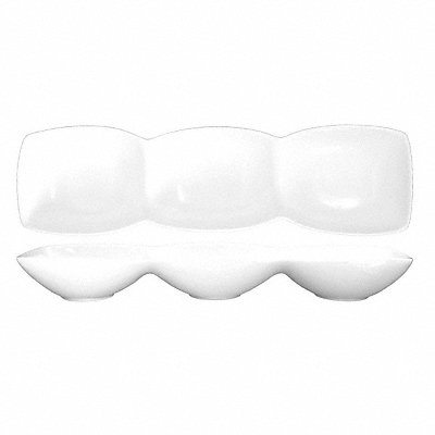 ITI FA3165 Triple Oval Bowl 21 oz Bright White PK12