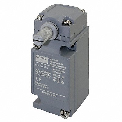 DAYTON 12T897 Limit Switch Rotary Lever SPDT