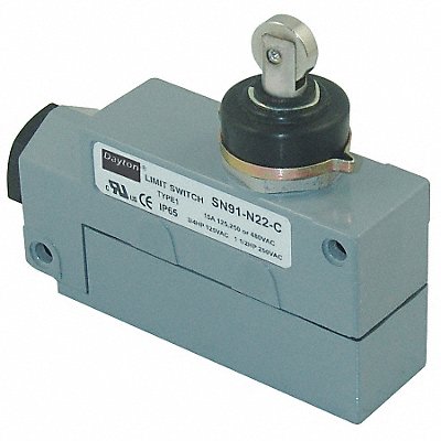 DAYTON 12T917 Limit Switch Cross Roller Plunger SPDT