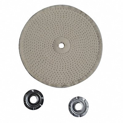 GRAINGER 12U087 Buffing Wheel Spiral Sewn 10 In Dia