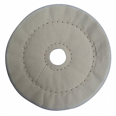 GRAINGER 12U098 Buffing Wheel Cushion Sewn 6 In Dia