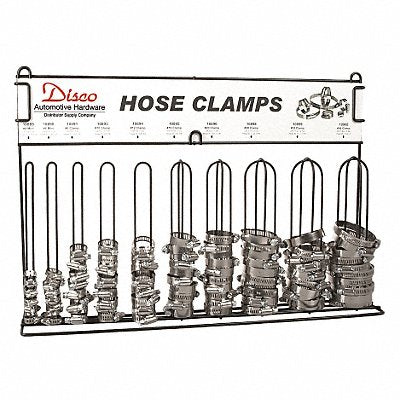 DISCO 8701 100Hose Clamp Assort 301SS