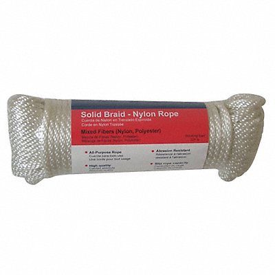 GRAINGER 12U278 General Purpose Utility Rope 3/8 Dia.x100 L
