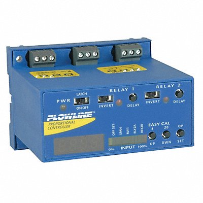 FLOWLINE LC521001 Level Controller DIN Rail Mount 2 Relays
