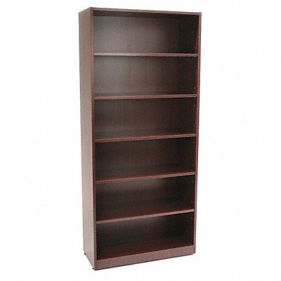 REGENCY LBC7132MH Bookcase Legacy Series 6-Shelf Mahogany