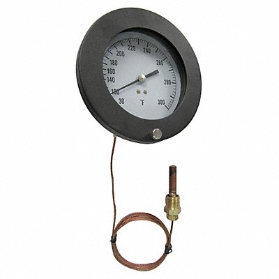 GRAINGER 12U646 G2668 Analog Panel Mount Thermometer 30 to 240F
