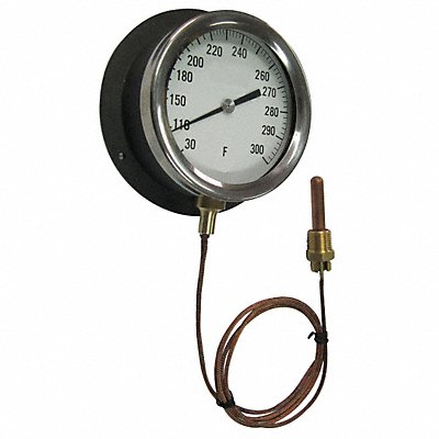 GRAINGER 12U662 G2671 Analog Panel Mount Thermometer 30 to 300F