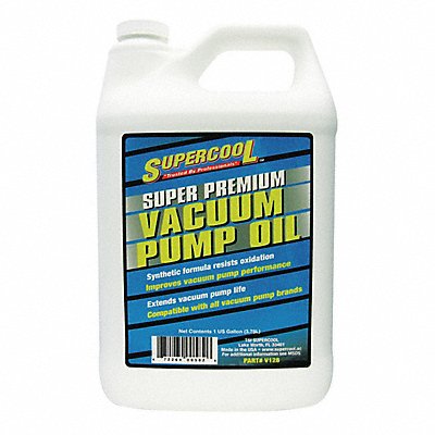 SUPERCOOL V128 Vacuum Pump Oil 1 gal Can 75 SAE Grade