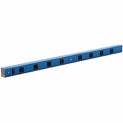 BENCHPRO A854 G4844 Power Strip 54 W x 4 D x 2 in H Grey