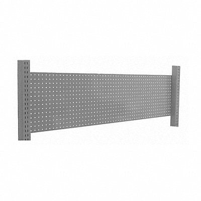 BENCHPRO PB72G G4866 Pegboard Backwall 72 W x 2 D x 14 H Grey