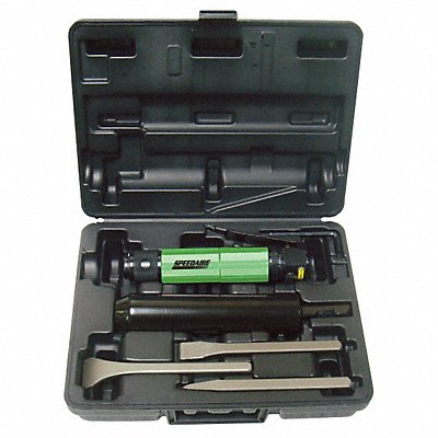 SPEEDAIRE 12V732 Needle and Chisel Scaler Kit 4 600 bpm