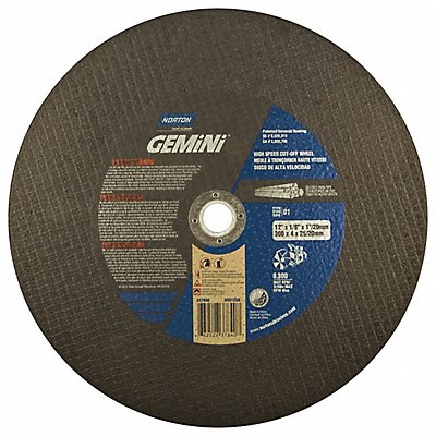 NORTON 66252837840 Cut Off Wheel 1 Connect. Gemini Ductile
