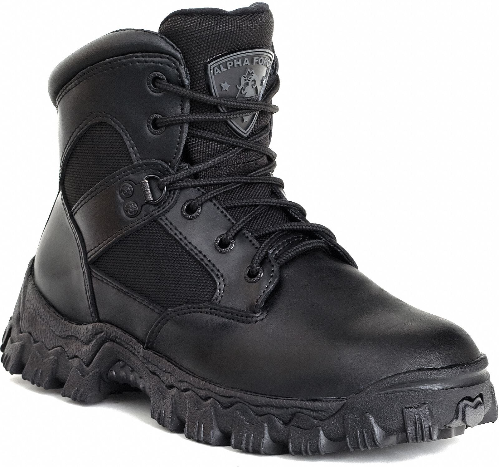 ROCKY FQ0006167 6-Inch Work Boot W 5 1/2 Black PR