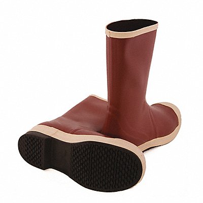 TINGLEY MB924B Rubber Boot Men s 9 Mid-Calf Red PR