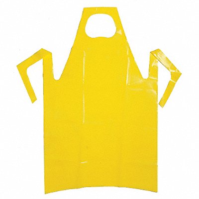 POLYCO 46524 Bib Apron Uni Yellow Polyolefin PK50