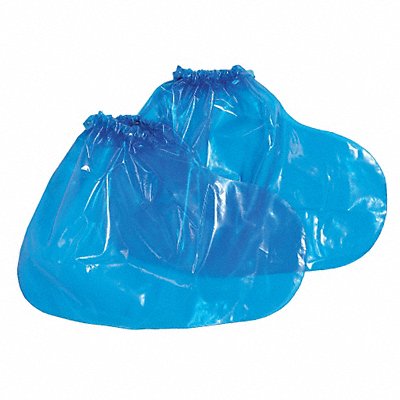 POLYCO 49510 Shoe Covers Polyolefin Blue L PK200