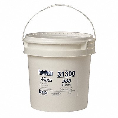 POLYCO 31300 PolyWog Wipes 12 x 8 300 ct PK300
