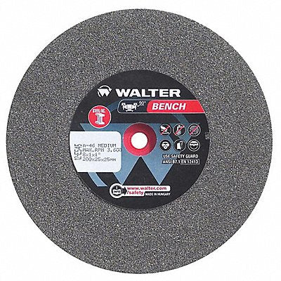 WALTER SURFACE TECHNOLOGIES 12E545 Grinding Wheel T1 8 x1 x1 46 Medium