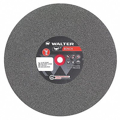 WALTER SURFACE TECHNOLOGIES 12E647 Grinding Wheel T1 10 x1 x1 60g Fine