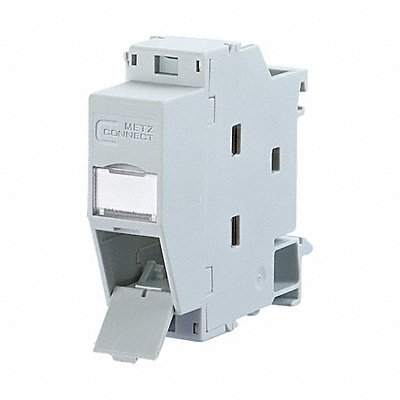 METZ CONNECT 1309427103E Rail-Mount Housing Light Gray 1.772 H