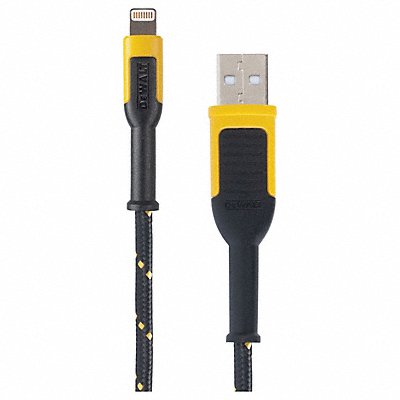 DEWALT 1311359DW2 Reinforced USB Cable Black/Yellow 48in L