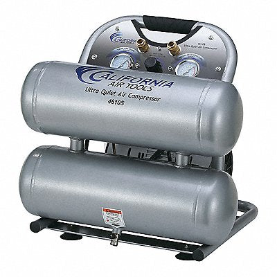 CALIFORNIA AIR TOOLS CAT4610S Air Compressor Twin Tank 1 HP 4.6 gal.