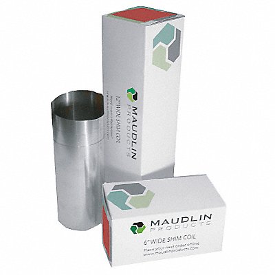 MAUDLIN PRODUCTS 10650 Coil Shim Stock Stainless Steel .010x6x50