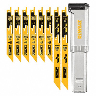DEWALT DWABK48SETCS Breakaway Recip Set W/Case 8Pc